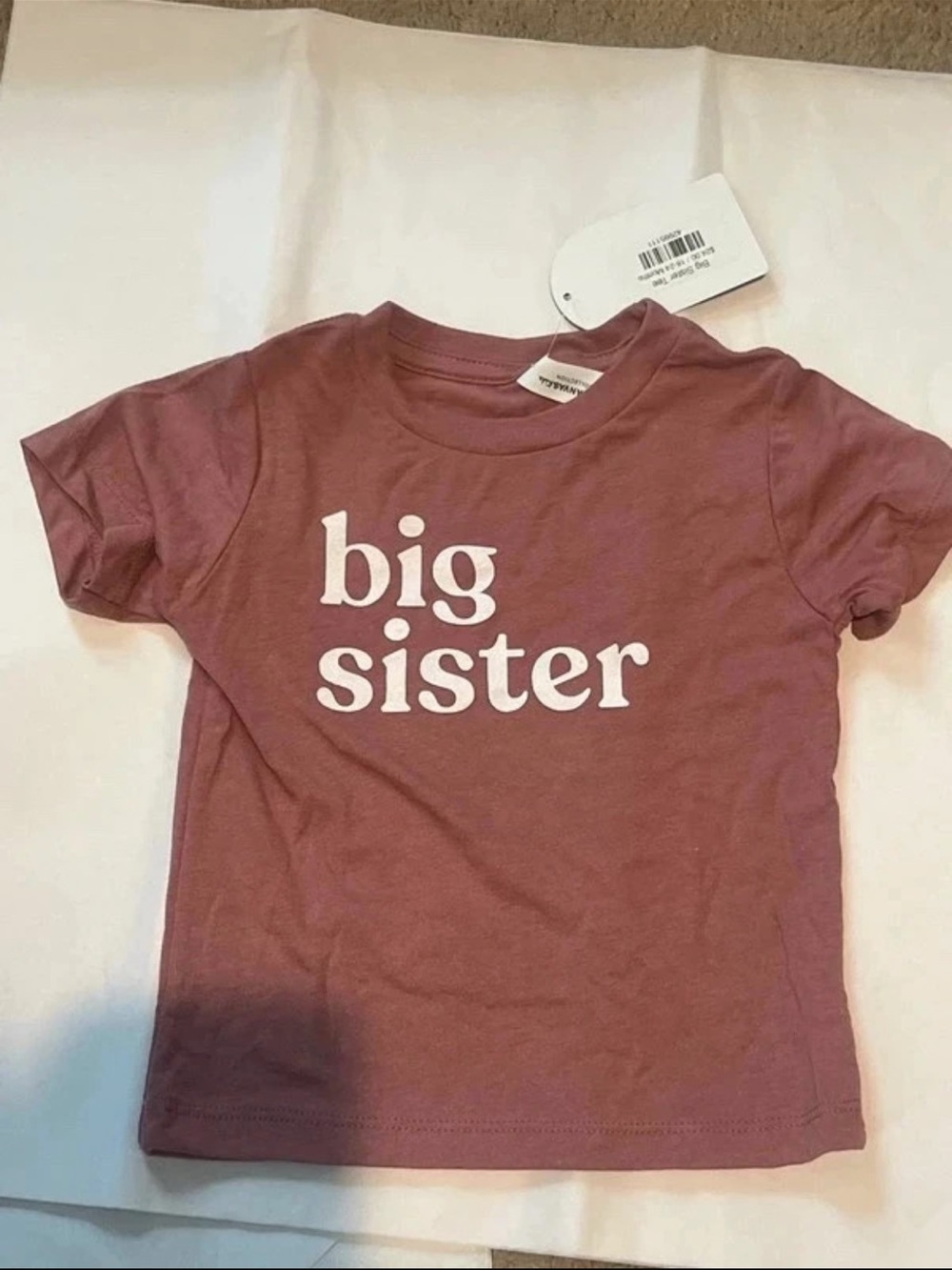 “Big Sister” brand new with tags tshirt